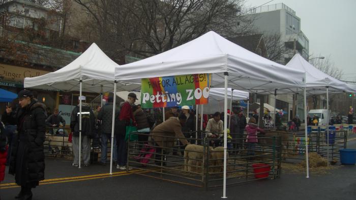 A Petting Zoo on South Riverdale Avenue!