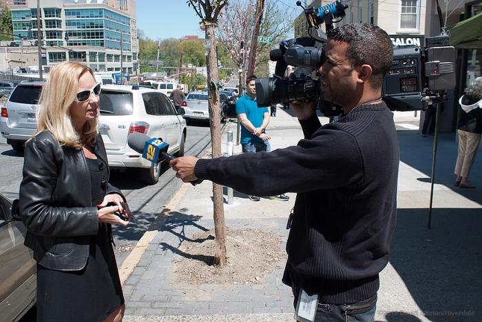 News 12 Interviews KRVC's Executive Director at the Promo Event