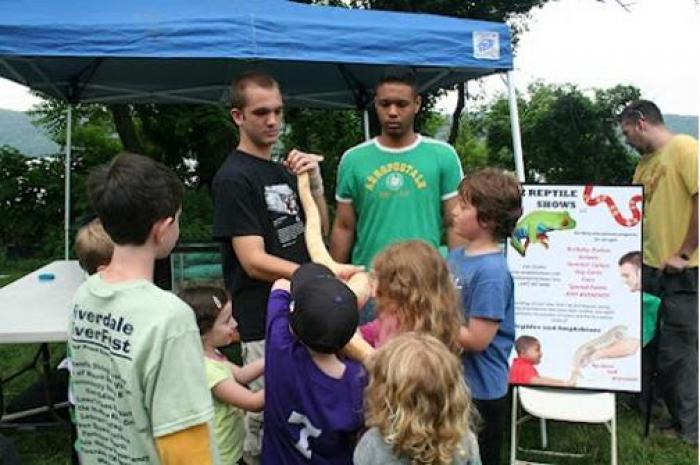The reptile exhibit was a huge hit at Riverfest 2011!